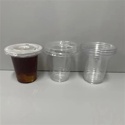 20oz PET skaidraus plastiko puodeliai Ø98