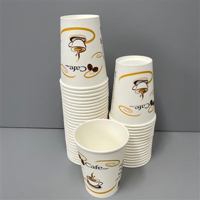 9oz vieno sieninio popieriaus kavos puodelis